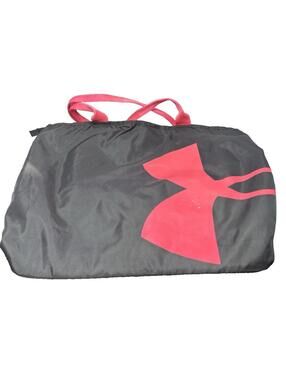 Under Armour Large Tote Bag in Gray & Pink – Gym, Travel, Shoulder Carry All,GUC